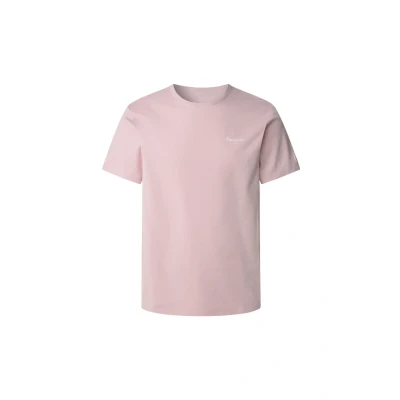Afbeelding van Pepe Jeans Original Basic Tshirt basic, Heren, Maat: Large, Ash rose pink
