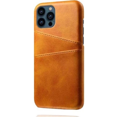 Afbeelding van Casecentive Leren Wallet Back case iPhone 13 Pro tan