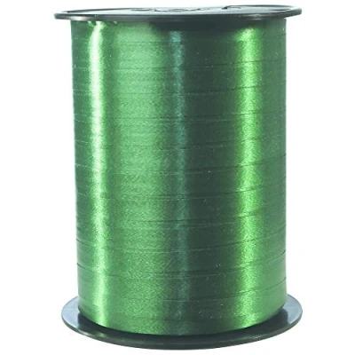 Afbeelding van Clairefontaine 601774C spoel cadeaulint glad (500 m x 7 mm, ideaal voor knutselprojecten en geschenken), 1 stuk, donkergroen