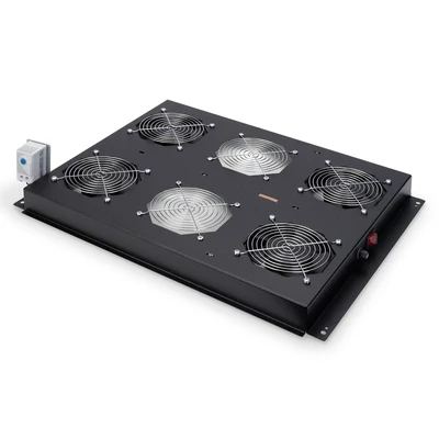 Afbeelding van Digitus DN 19 FAN 4 SRV B inch x Ventilator voor patchkast 1 HE Zwart