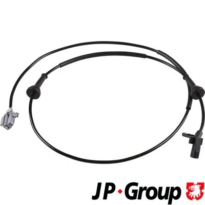 Afbeelding van JP GROUP 4997104470 ABS sensor Achteras links Actieve 1255mm grijs VOLVO: S60 I, V70 2, S80 I