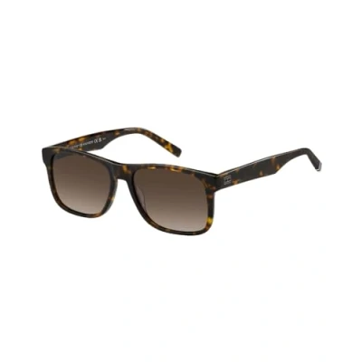 Afbeelding van Tommy Hilfiger Unisex Zonnebril, Maat: 57, Havana