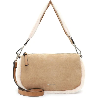 Afbeelding van Tamaris Schoudertas Jacqueline Crossbody Bag Sand Lichtbruin
