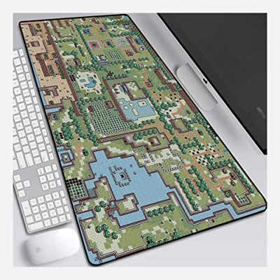 Afbeelding van muismat Legende van Zelda Speed Gaming XXL 900 x 400mm groot formaat 3mm dikke voet Perfecte precisie en snelheid, F