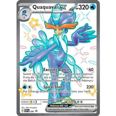 Afbeelding van Enorme Pokémon kaarten, promo, GX, VMAX, EX, Vstar of V, jumbo kaart, XXL, reclamebox, officiële Engelse taal (Quaquaval EX)