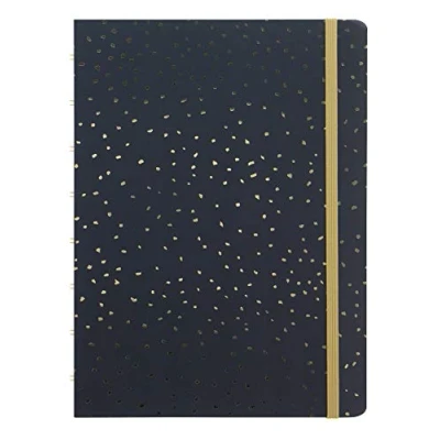 Afbeelding van Filofax Notitieboek Confetti Ruled Charcoal A5 Zwart