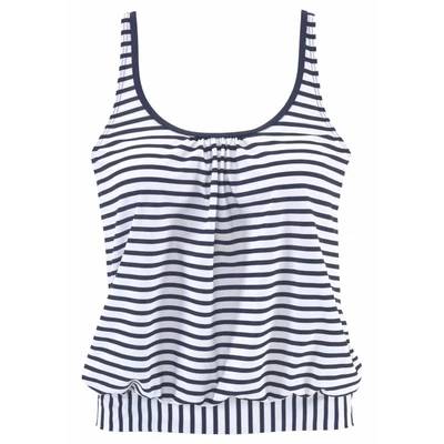 Afbeelding van Venice Beach Tankini Bikinitop, Dames, Maat: 46, White/navy