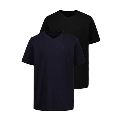 Afbeelding van JP1880 Tshirt basic, Heren, Maat: 6XL, Schwarz