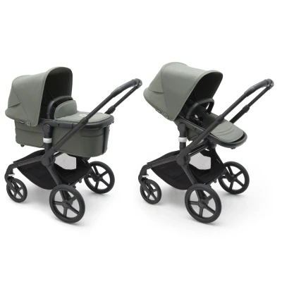 Afbeelding van Bugaboo Fox 5 Kinderwagen Compleet Black Forest Green