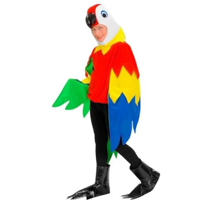 Afbeelding van Parrot (kostuum, masker, voet) (158 cm/11 13 jaar)