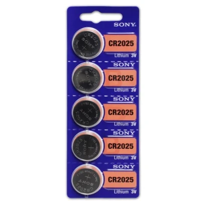 Afbeelding van Sony CR2025 3V Lithium Cell Battery (5 stuks per verpakking)