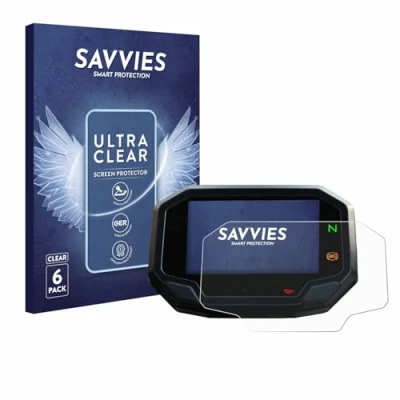 Afbeelding van Savvies Screenprotector voor Kawasaki Versys 650 2022+ Folie Beschermfolie transparant (6 Stuks)
