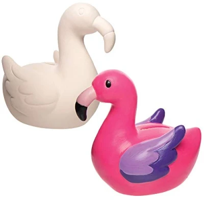 Afbeelding van Baker Ross Flamingo Spaarpotjes (2 Stuks) Knutselspullen en Knutselsets voor Kinderen