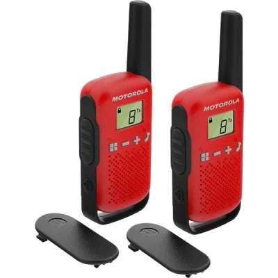 Afbeelding van Walkie Talkie Motorola T42 RED 1,3&quot; LCD 4 km