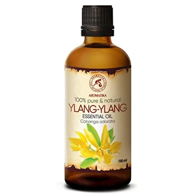 Afbeelding van Ylang Olie Essentiële 100ml 100% Puur &amp; Natuurlijk Aromatherapie Geurolie Geurverspreider Ontspanning Toevoegen aan Bad Cosmetica Massage Wellness Aroma Lamp Of Elektrische Diffuser