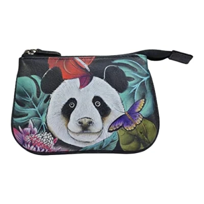 Afbeelding van Anuschka Handpainted Toilettas, Dames, Maat: One Size, Happy panda