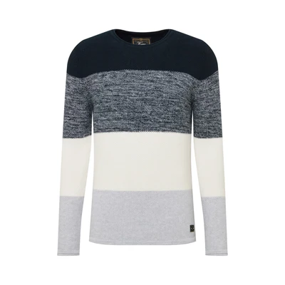 Afbeelding van KEY LARGO Heren Jogi Ronde Hals Pullover, Navy (1200), M