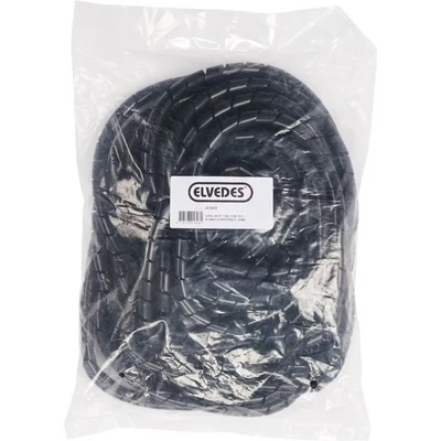 Afbeelding van Elvedes Spiraalslang (12Mm) 10 Meter Zwart