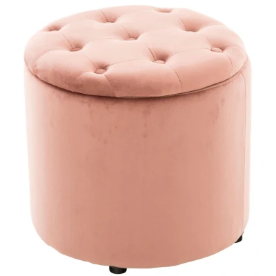 Afbeelding van Clp Poef Pantine Roze
