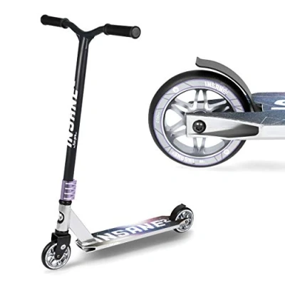 Afbeelding van Insane² Stuntscooter Trickscooter Step Belastbaar Tot 100 Kg Aluminium Kern Griptape Oppervlak Wielen Met Hardheidsgraad Van 88 Abec 9 Chromen Lagers Grinding Deck Hic Compressiesysteem Tpr Handgrepen Wrijvingsrem Diverse Kleuren