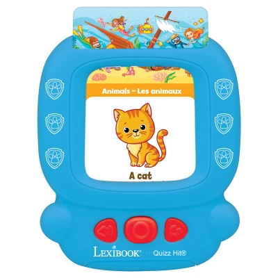Afbeelding van Paw Patrol Interactieve Tweetalig Kaartlezer spel met LCD scherm EN/FR 3380743100494