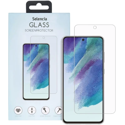 Afbeelding van Screenprotector Samsung Galaxy S21 FE: Selencia Gehard Glas