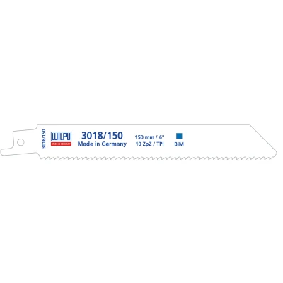 Afbeelding van Wilpu 3018/150 reciprozaagblad Staal en RVS (Bosch S922HF) 5 stuks
