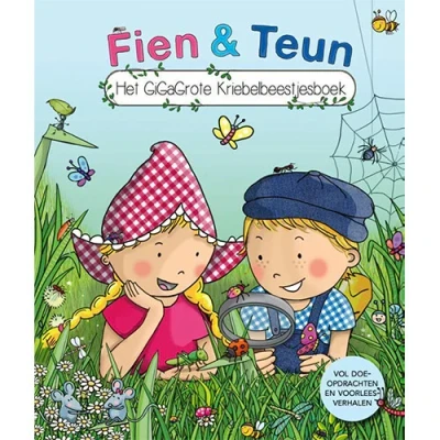 Afbeelding van Uitgeverij witte leeuw fien &amp; teun het gigagrote kriebelbeestjesboek