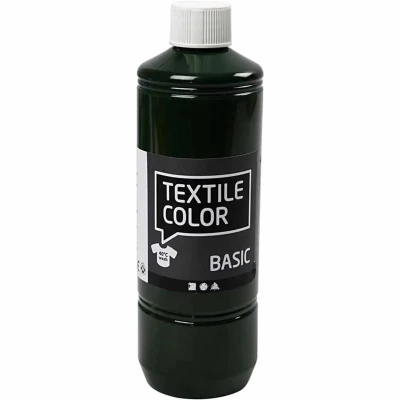 Afbeelding van Creativ Company Textile Color Semi dekkende Textielverf Olijfgroen, 500ml