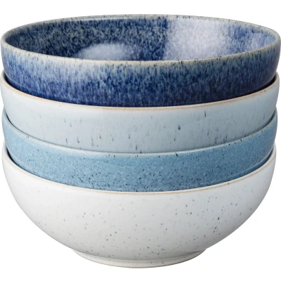 Afbeelding van Kom Denby Studio Blue Mixed 820 ml (Set van 4)
