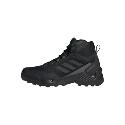 Afbeelding van Adidas Terrex Eastrail 2.0 MID RAIN.RDY Hiking Trail hardloopschoenen, Heren, Maat: 38 2/3, Core black carbon grey five Kunststof/ textiel