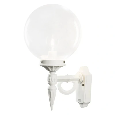 Afbeelding van Konstsmide Orion 496 250 Buitenlamp (wand) Spaarlamp, LED E27 60 W Wit