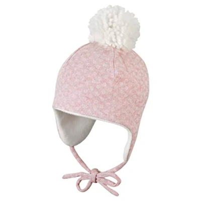 Afbeelding van Sterntaler Inca Cap Stippen Roze