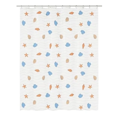 Afbeelding van Kleine Wolke 4959148305 douchegordijn New Beach, 180 x 200 cm, veelkleurig