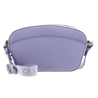 Afbeelding van COCCINELLE Leren Schoudertas Enchanteuse Mini Bag Grained Leather Lavender Paars