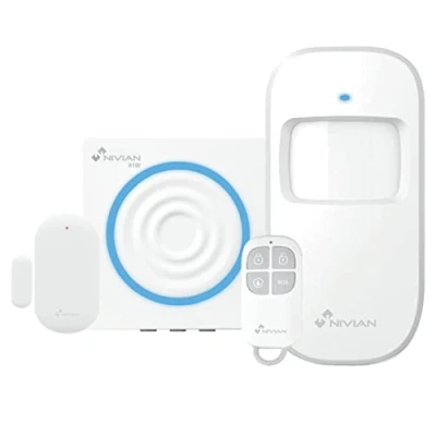Afbeelding van Nivian alarminstallatie voor thuis en bedrijf, geen maandelijkse kosten, wifi met afstandsbediening via je app, SOS functie, eenvoudige installatie zonder kabel