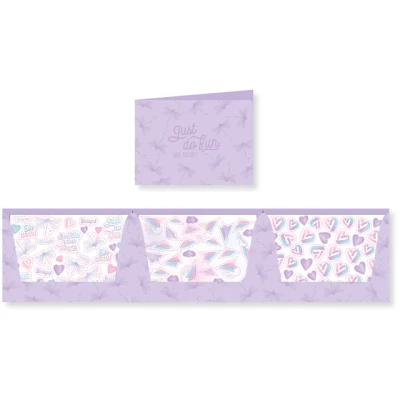 Afbeelding van Stickers Purple Passion 3 designs K PM010021