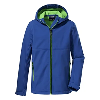 Afbeelding van killtec jongens Softshelljack met capuchon KOW 202 BYS SFTSHLL JCKT, blue, 128, 38568 000