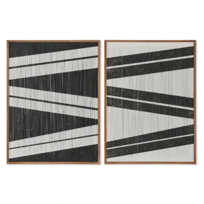 Afbeelding van Home Esprit Schilderij Strepen Stads 60 X 3 Cm (2 Stuks)