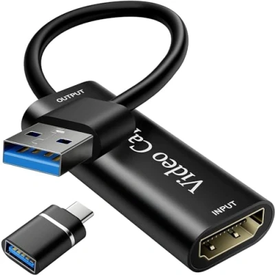 Afbeelding van VIXLW 4K HDMI naar USB Capture Card, Video Device, 1080P HD Recorder, Game Card Streaming, Opname, Gaming, Broadcasting, Onderwijs, Nintendo Switch, PS5, Xbox, Twitch Compatibel