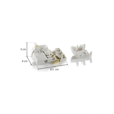 Afbeelding van GLOBAL 3 fase multiadapter Noa, draagkracht 5kg, wit