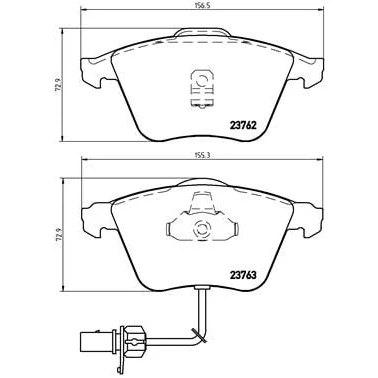 Afbeelding van Brembo Remblokset P 85 056