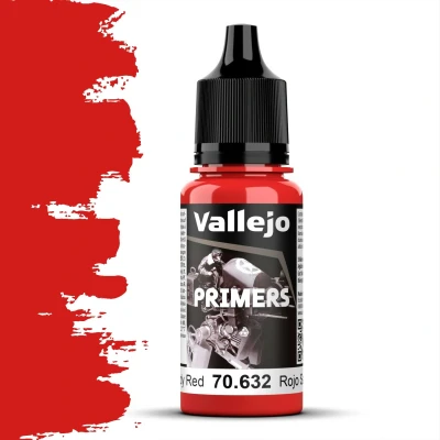 Afbeelding van Vallejo 70632 Bloody Red Primer Acryl 18ml Verf flesje