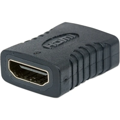 Afbeelding van Manhattan 353465 HDMI Adapter [1x bus 1x bus] Zwart Vergulde steekcontacten