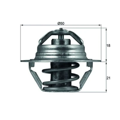 Afbeelding van Mahle Original Thermostaat TX 100 89D