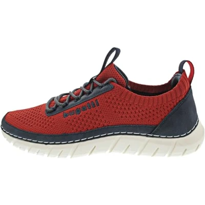 Afbeelding van bugatti heren 321 asm01 veterschoenen, Rood donkerblauw, 46 EU