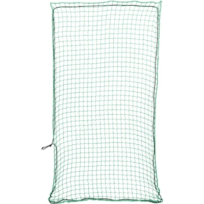 Afbeelding van vidaXL Aanhangwagennet elastisch touw 6x3 m polypropeen groen