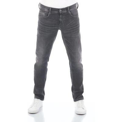 Afbeelding van Mustang Oregon Jeans Tapered Fit, Heren, Maat: 34x34, Used black denim