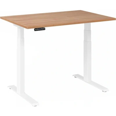 Afbeelding van XDKB 12 W Bureau 120x80 Walnoot Tafelhoogte I Elektrisch in hoogte verstelbaar
