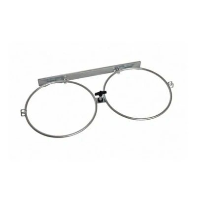 Afbeelding van Karlie Bowl wand en kennelhouder L: 27 cm B: 55 ø: 24 voor 2 x 2800 ml